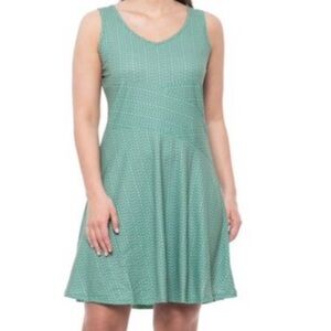 Prana Women's Amelia Dress Geometric Print Design Tank Dress Size Medium
